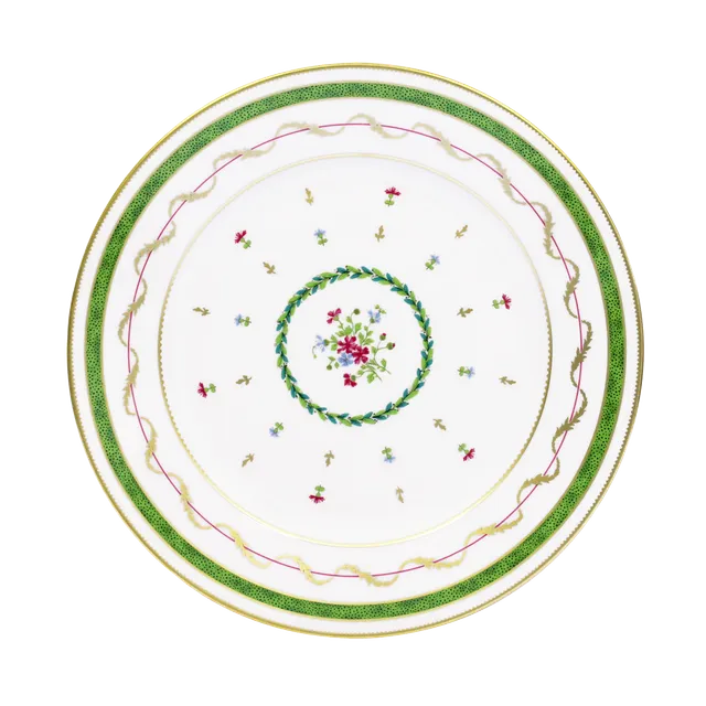 haviland-limoges-vieux-paris-vert-speiseteller-gr-n image 1