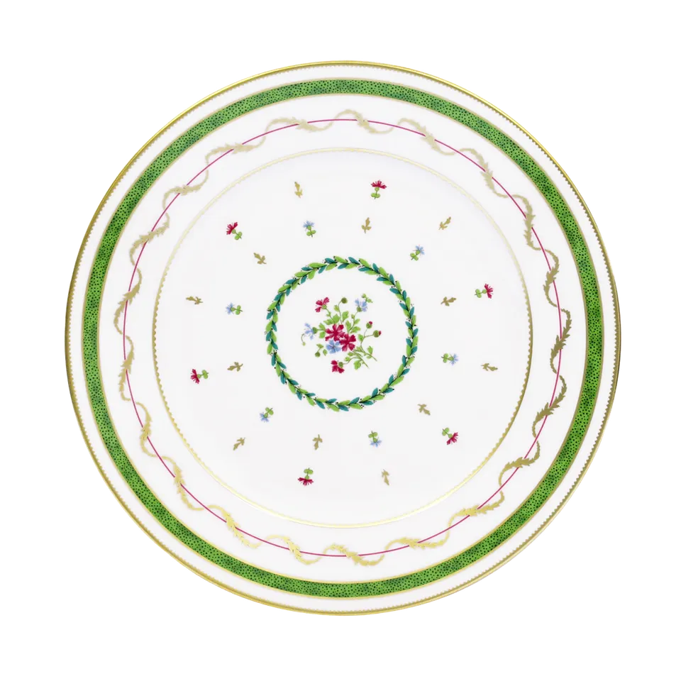 haviland-limoges-vieux-paris-vert-speiseteller-gr-n image 1