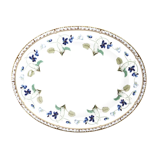 haviland-limoges-imp-ratrice-eug-nie-ovale-servierplatte image 1