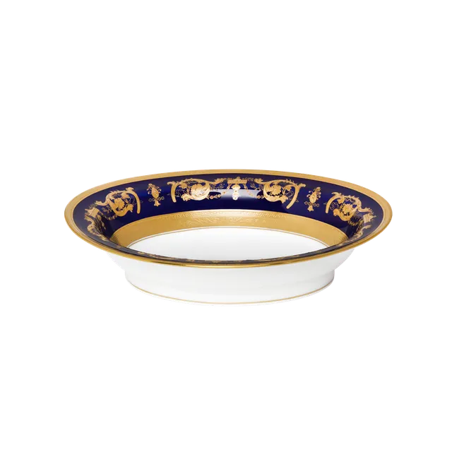 haviland-limoges-imp-rator-bleu-de-four-or-kompottschale image 1