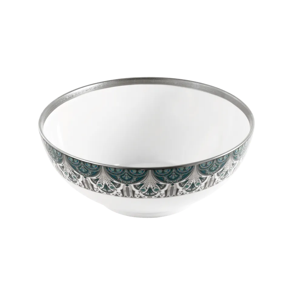 haviland-limoges-r-ves-du-nil-vert-platine-saladier-porzellan-salatsch-ssel image 1