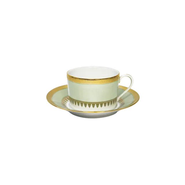 haviland-limoges-oasis-teetasse-mit-untertasse-porzellan image 1