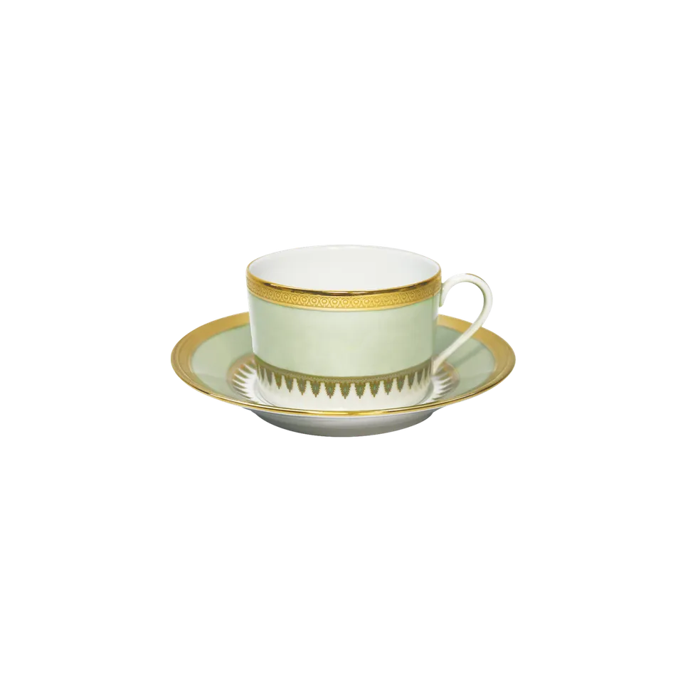 haviland-limoges-oasis-teetasse-mit-untertasse-porzellan image 1