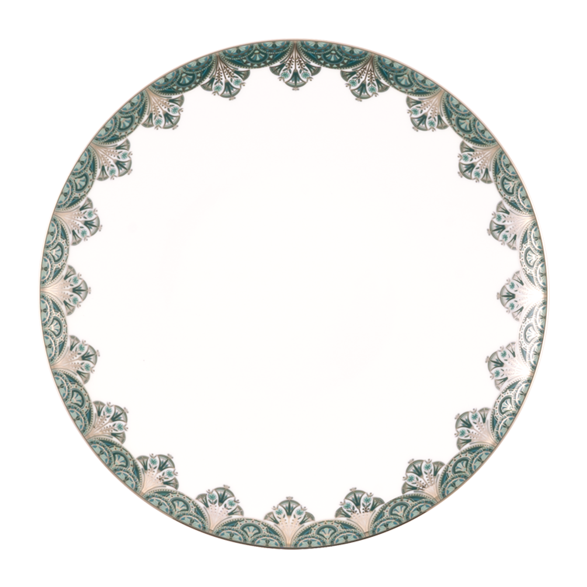haviland-limoges-r-ves-du-nil-vert-platine-speiseteller image 1