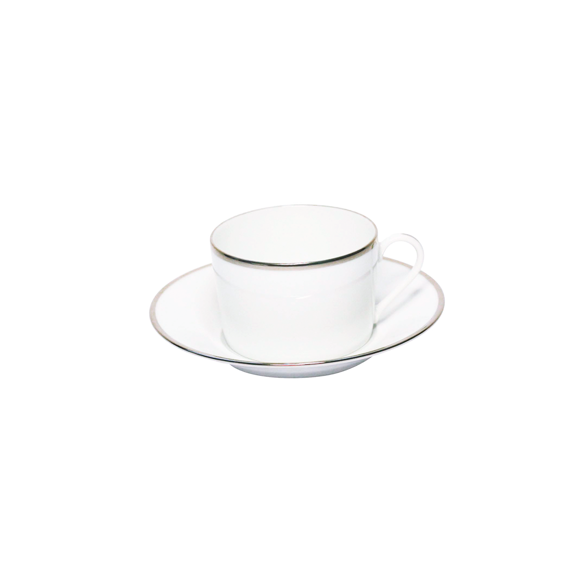 haviland-limoges-orsay-platin-teetasse-mit-untertasse image 1