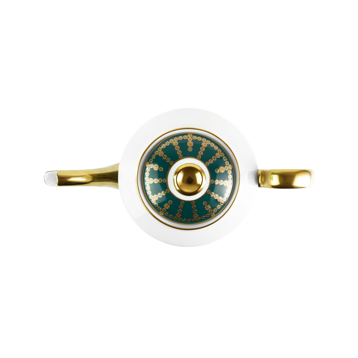 haviland-limoges-tiara-bleu-paon-teekanne-gold image 2