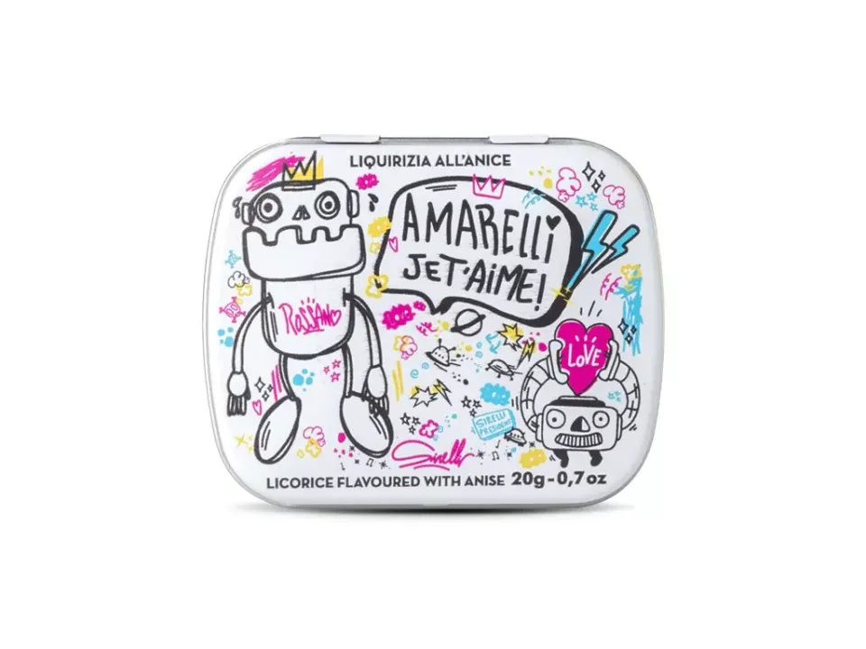 amarelli-je-t-aime-robot-edition-by-massimo-sirelli-lakritz-geschenkdose image 1