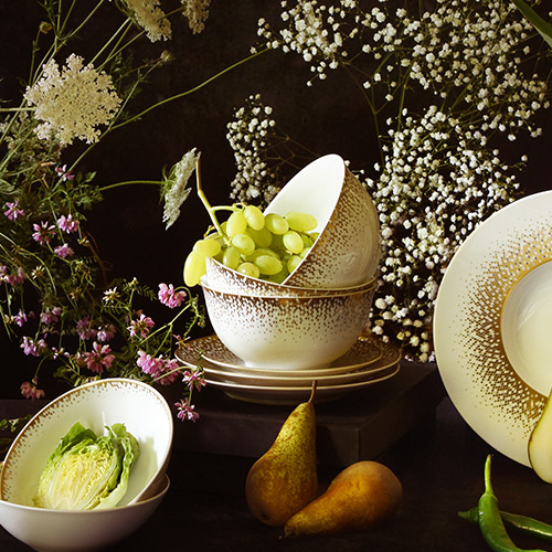 haviland-limoges-souffle-d-or-nudelschale image 2