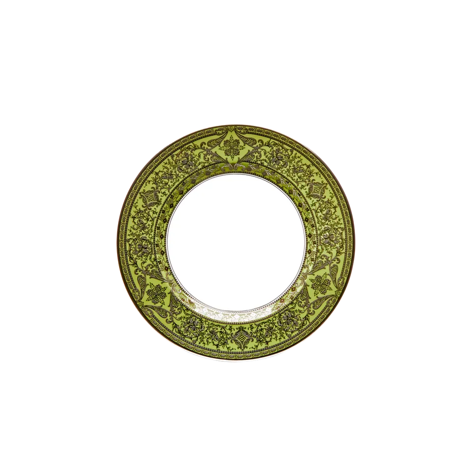 haviland-limoges-matignon-brotteller-apfelgr-n-platin image 1