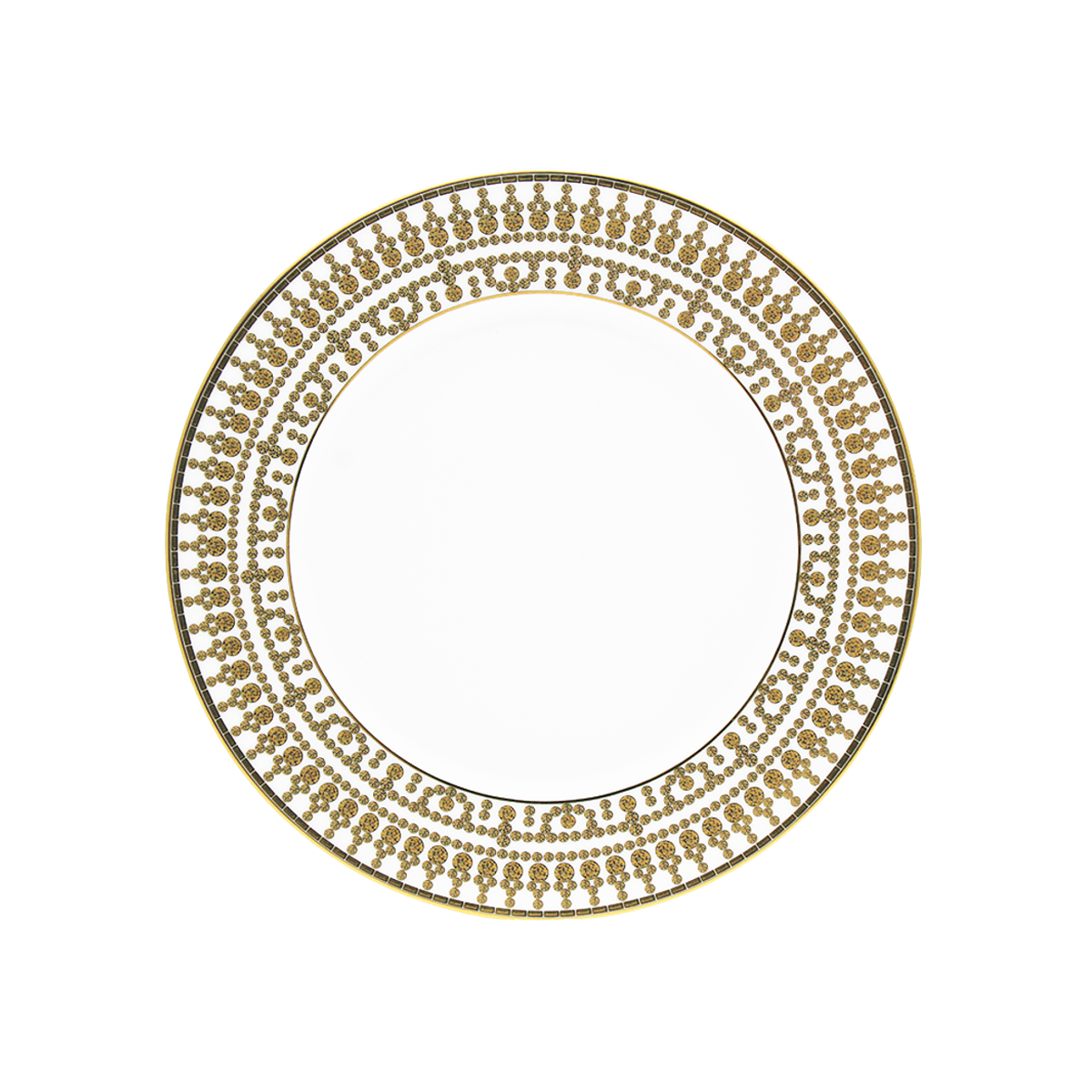 haviland-limoges-tiara-blanc-or-dessertteller image 1