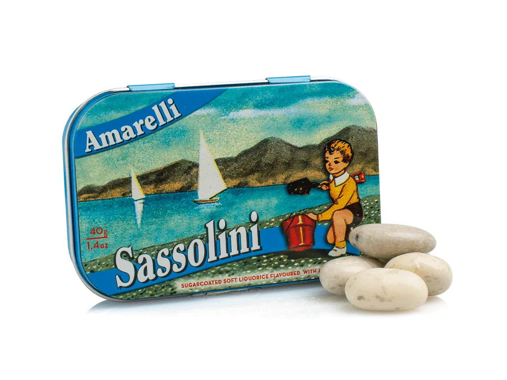 amarelli-sassolini-40-g-drag-es-de-r-glisse-l-anis image 1