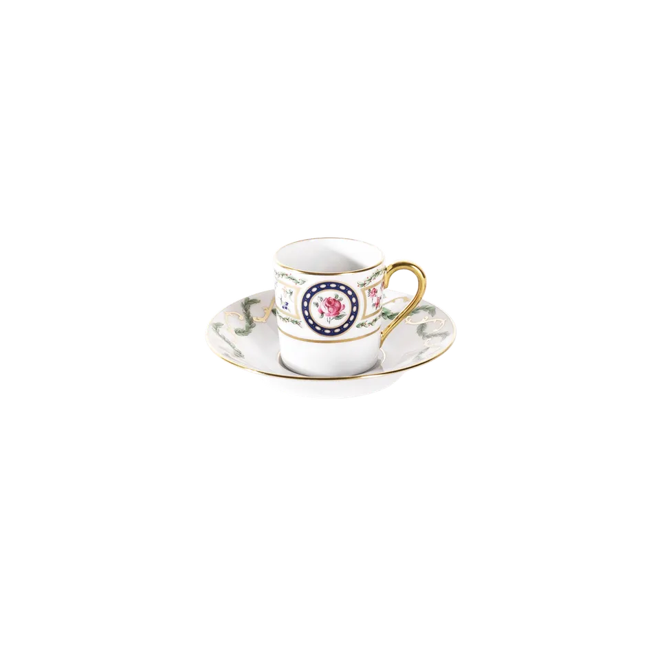 haviland-limoges-louveciennes-espressotasse-mit-untertasse image 1