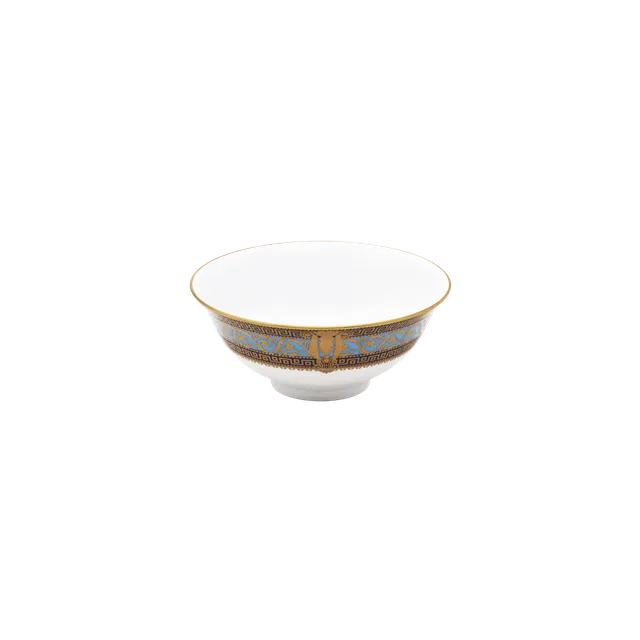 haviland-limoges-salon-murat-hellblau-gold-reisschale-bol image 1