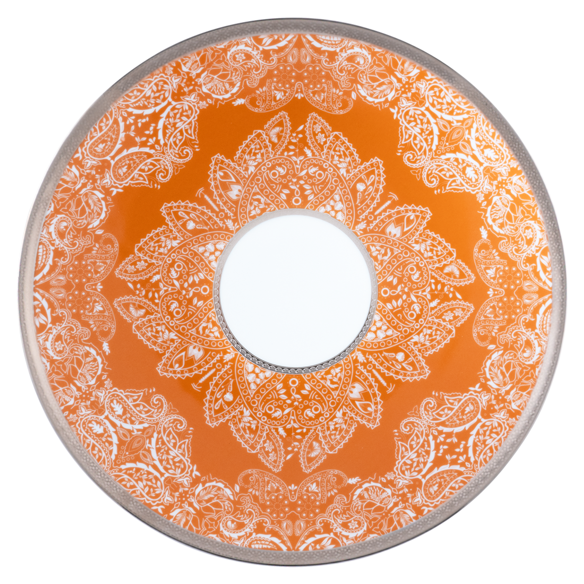 haviland-limoges-romane-orange-pr-sentationsteller image 1