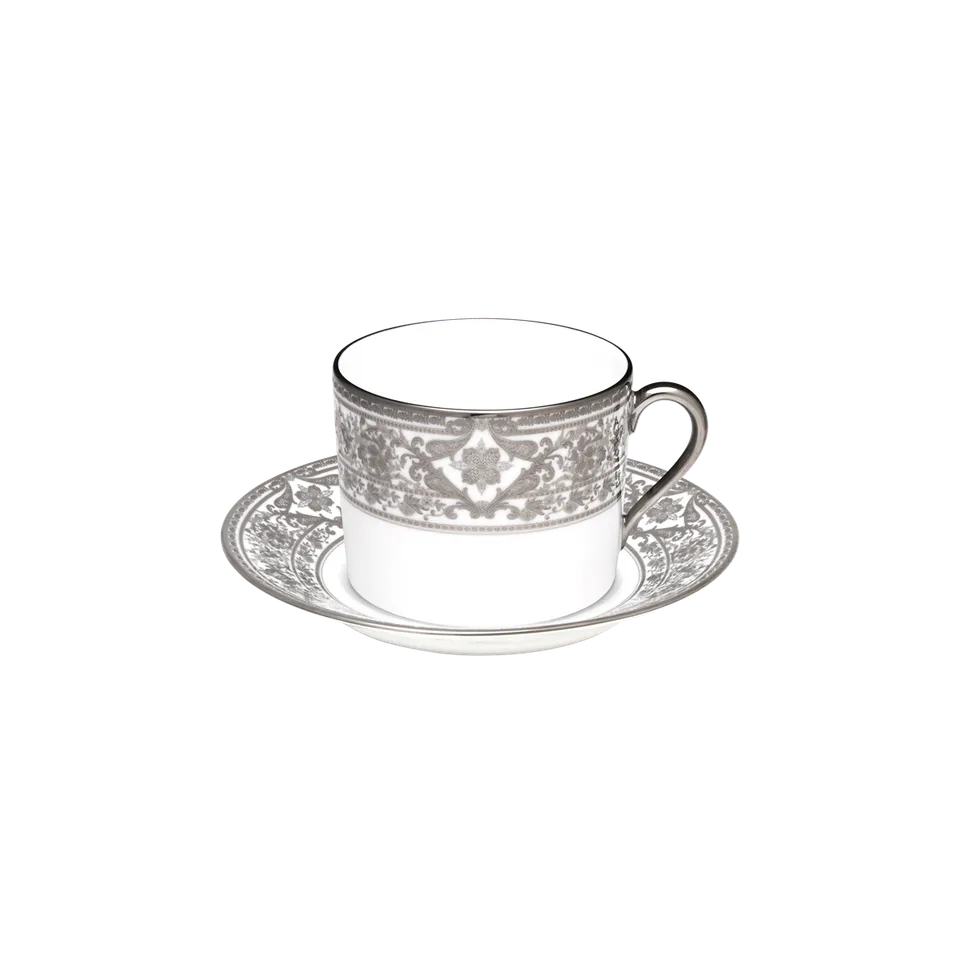 haviland-limoges-matignon-fr-hst-ckstasse-mit-untertasse-wei-platin image 1
