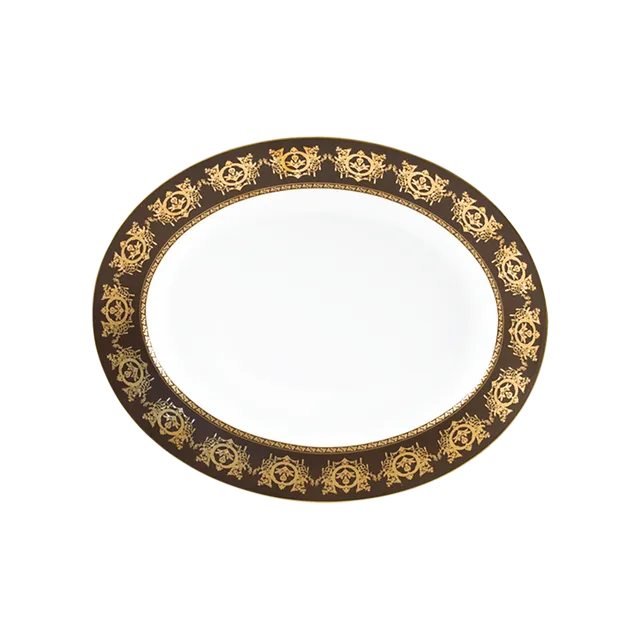 haviland-limoges-ritz-imp-rial-ovalplatte-bronze-ritz-paris image 1