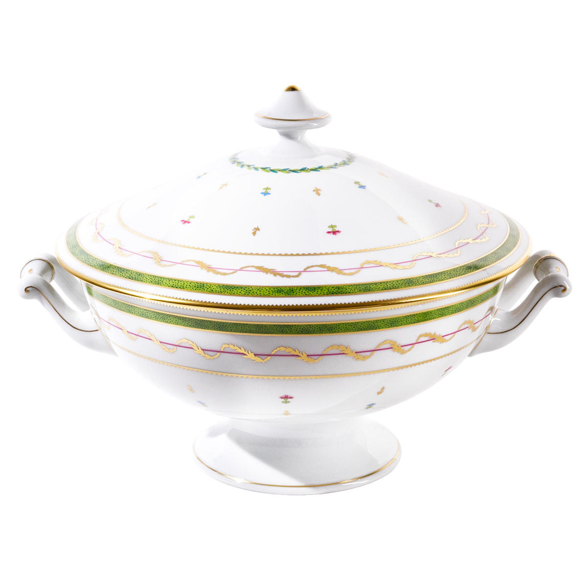 haviland-limoges-vieux-paris-vert-soupi-re-suppenterrine-porzellan image 1