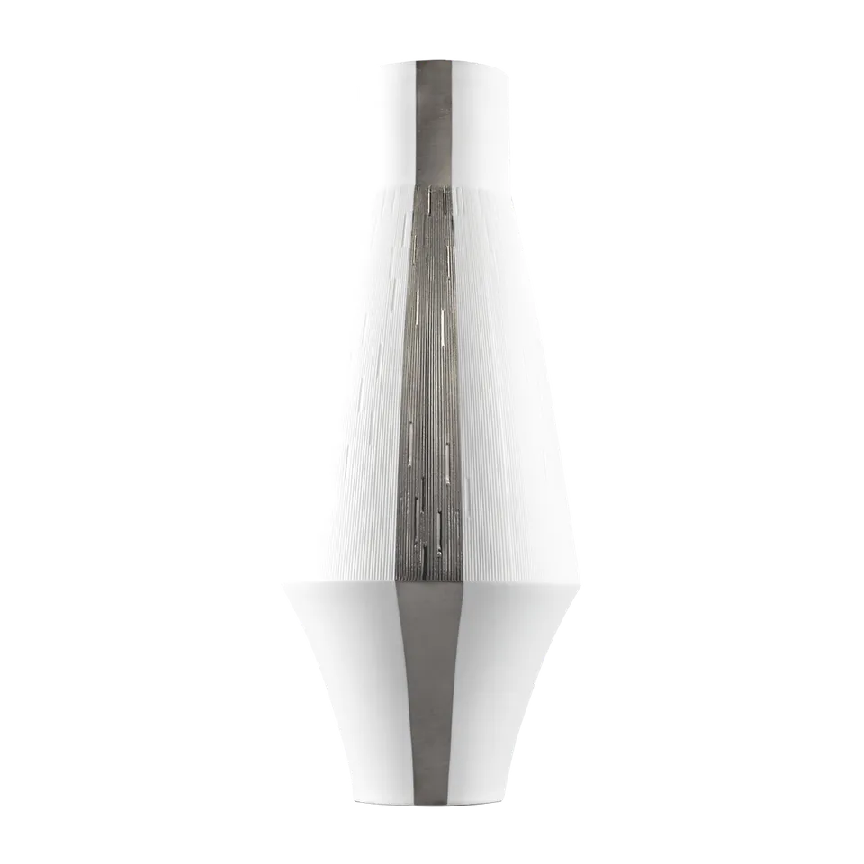 haviland-limoges-infini-platin-vase-gro-es-modell-porzellanvase image 1