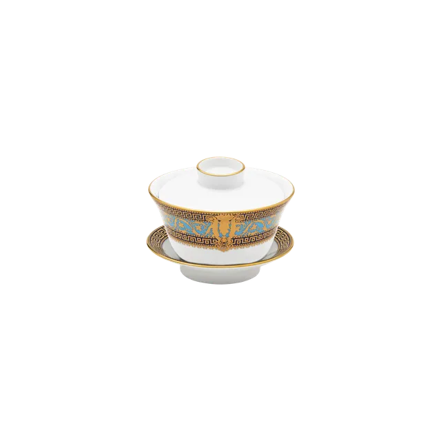 haviland-limoges-salon-murat-bleu-ciel-or-teetasse-mit-untertasse image 1