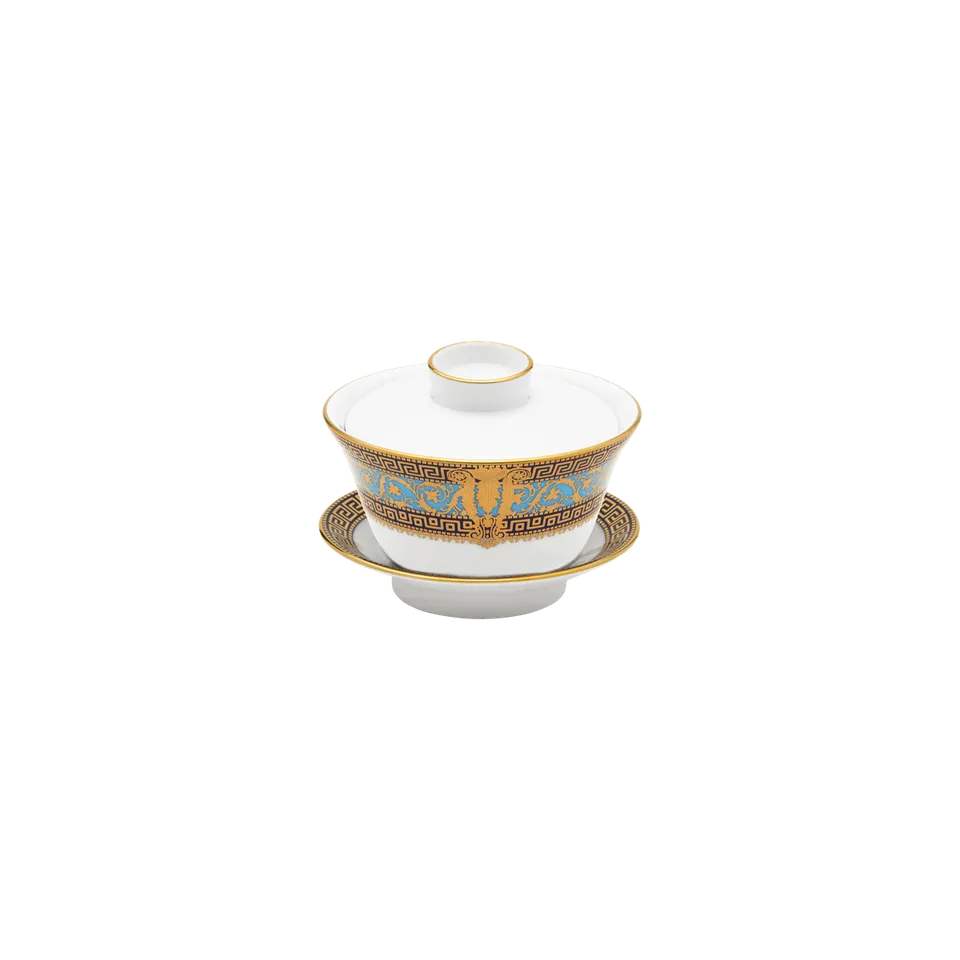haviland-limoges-salon-murat-bleu-ciel-or-teetasse-mit-untertasse image 1