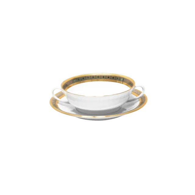 haviland-limoges-place-vend-me-bol-und-soucoupe-bouillon-porzellan image 1