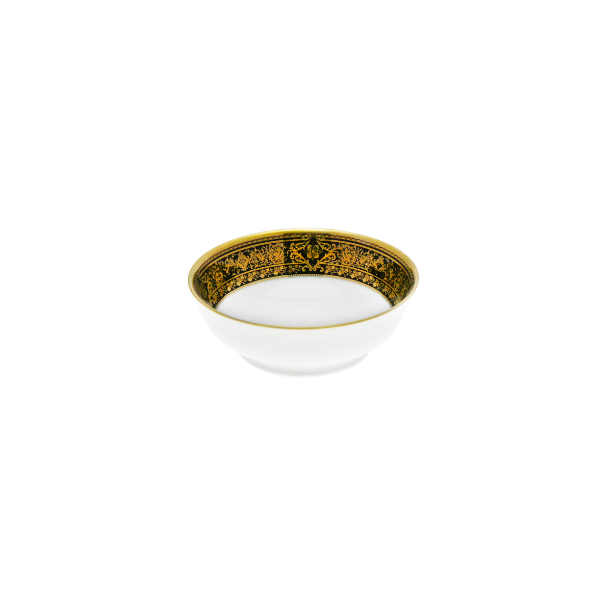 haviland-limoges-matignon-schwarz-gold-fruchtschale image 1