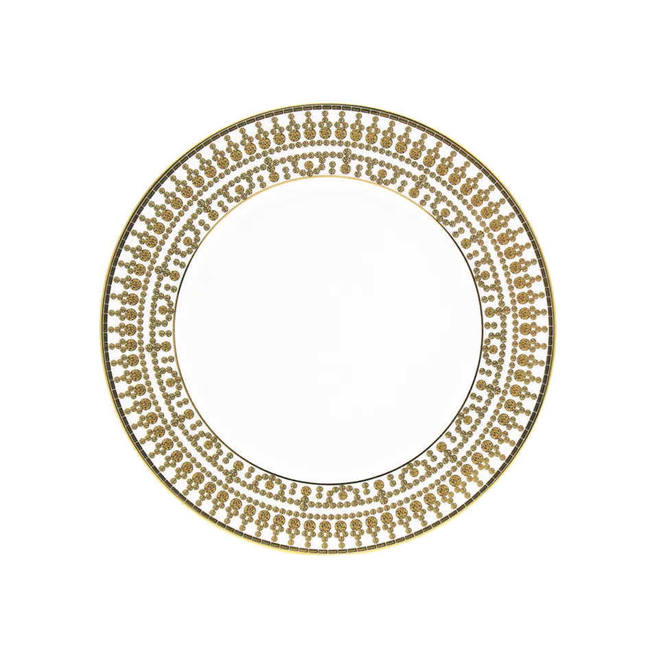 haviland-limoges-tiara-blanc-or-dessertteller image 1