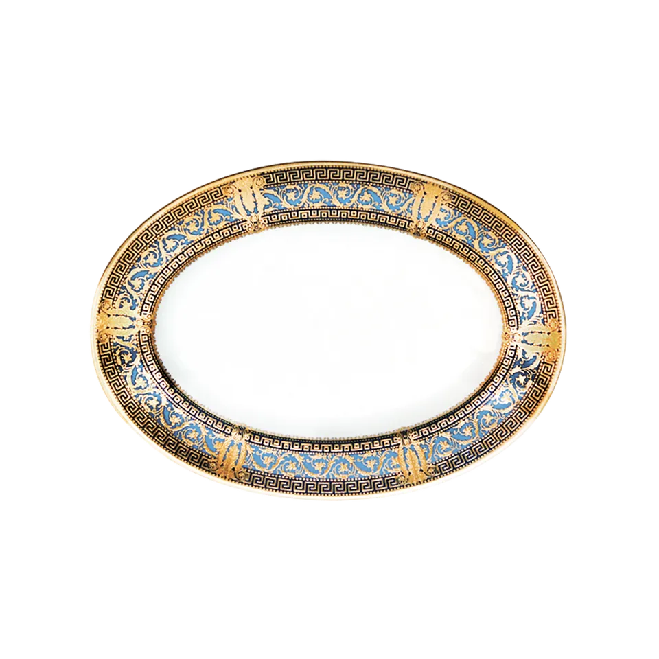 haviland-limoges-salon-murat-ravier-servierschale-hellblau-gold image 1