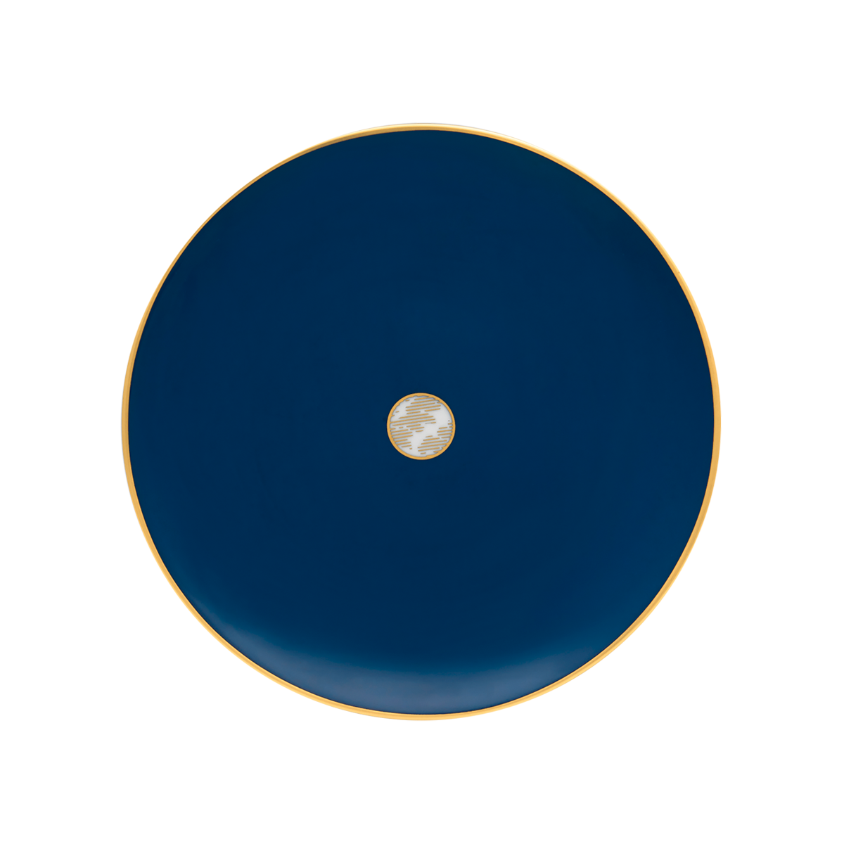 haviland-limoges-damass-blau-dessertteller-ritz-paris image 1