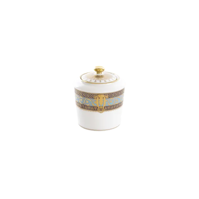 haviland-limoges-salon-murat-hellblau-gold-zuckerdose-mit-deckel image 1
