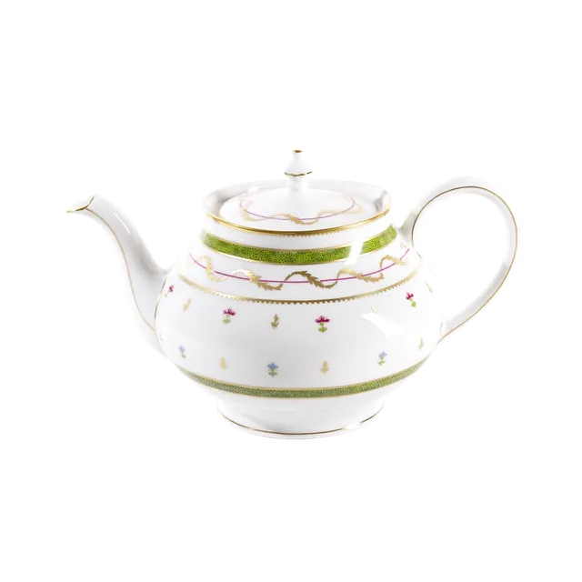 haviland-limoges-vieux-paris-vert-teekanne-boule-kugel-teekanne image 1
