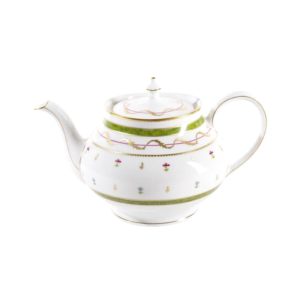 haviland-limoges-vieux-paris-vert-teekanne-boule-kugel-teekanne image 1