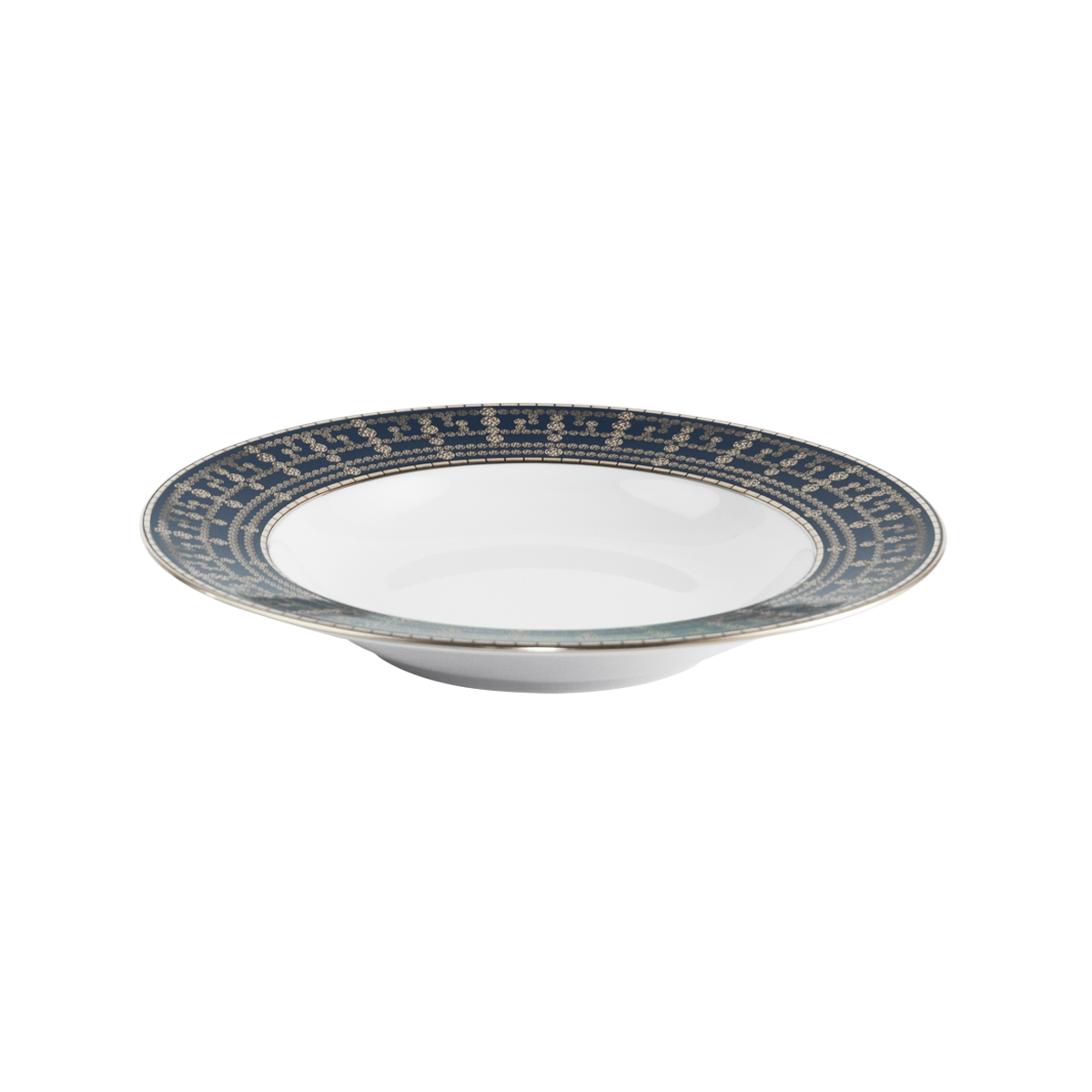 haviland-limoges-tiara-bleu-de-prusse-suppenteller-mit-platin image 2