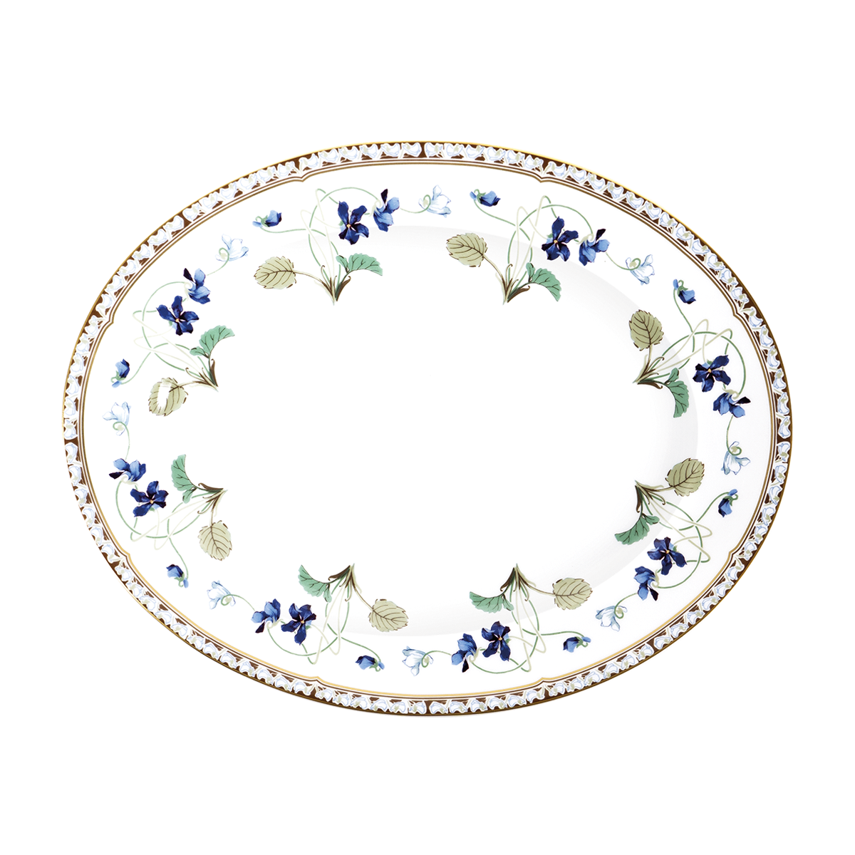 haviland-limoges-imp-ratrice-eug-nie-ovale-servierplatte image 1