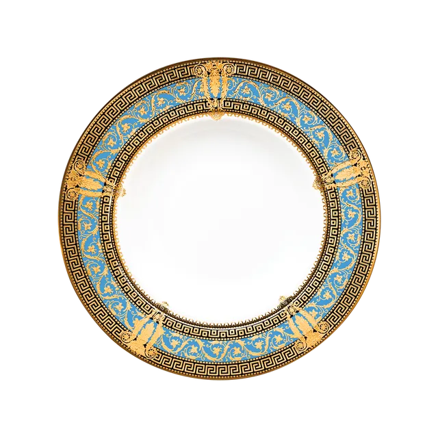 haviland-limoges-salon-murat-suppenteller-bleu-ciel-or image 1