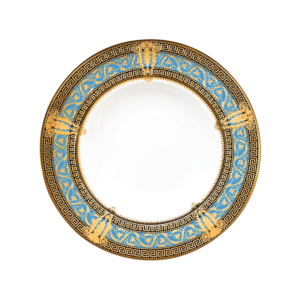 haviland-limoges-salon-murat-suppenteller-bleu-ciel-or image 1
