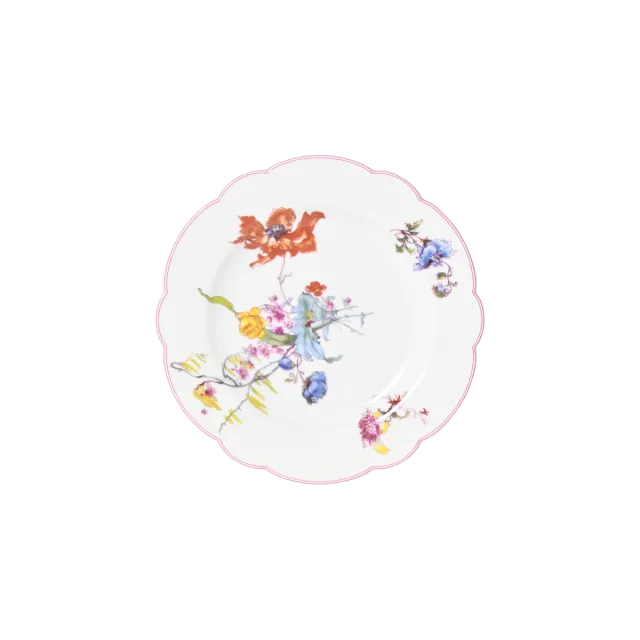 haviland-limoges-assiette-pain-fleurs-d-auteuil-brotteller image 1