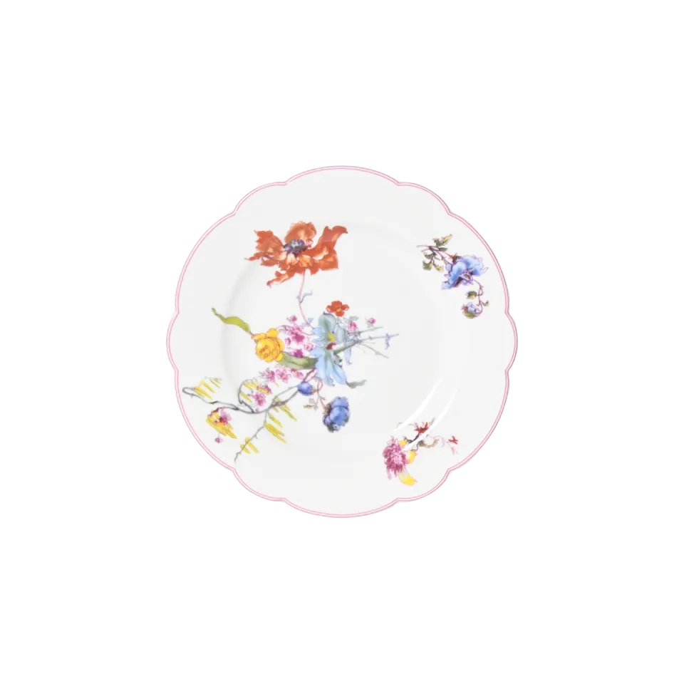 haviland-limoges-assiette-pain-fleurs-d-auteuil-brotteller image 1