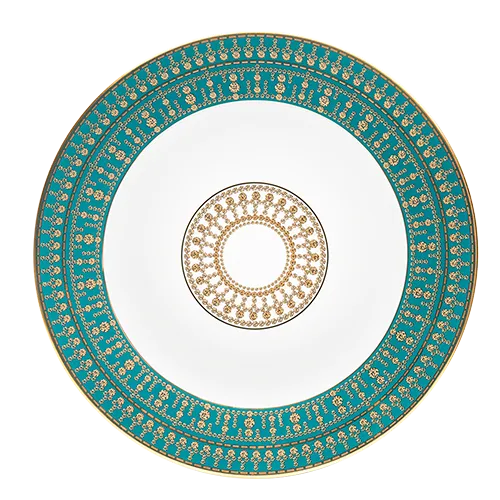 haviland-limoges-tiara-bleu-paon-gold-pr-sentationsteller image 1