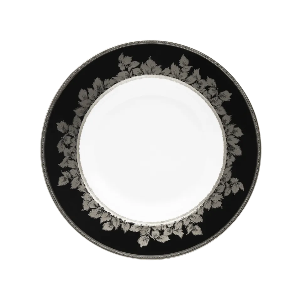 haviland-limoges-feuille-de-platine-assiette-creuse-suppenteller image 1