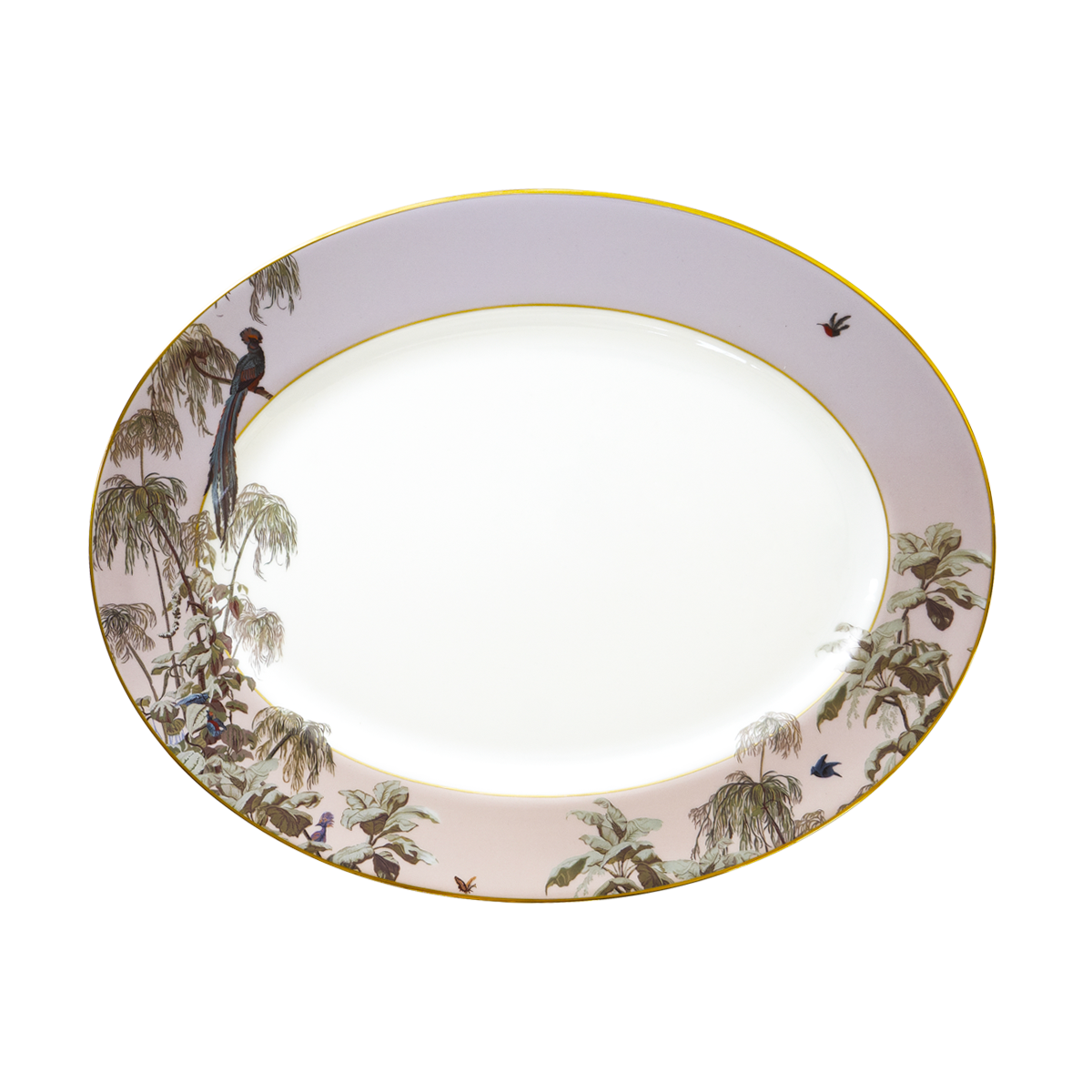 haviland-limoges-le-br-sil-manufacture-zuber-ovale-platte image 1