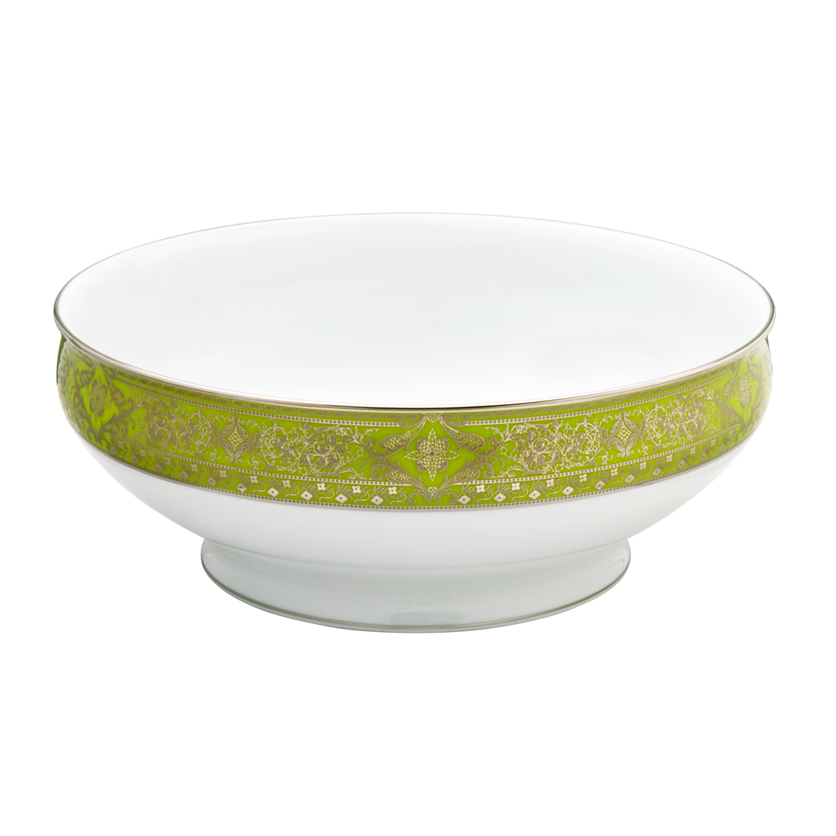 haviland-limoges-matignon-salatsch-ssel-vert-pomme-platine image 1