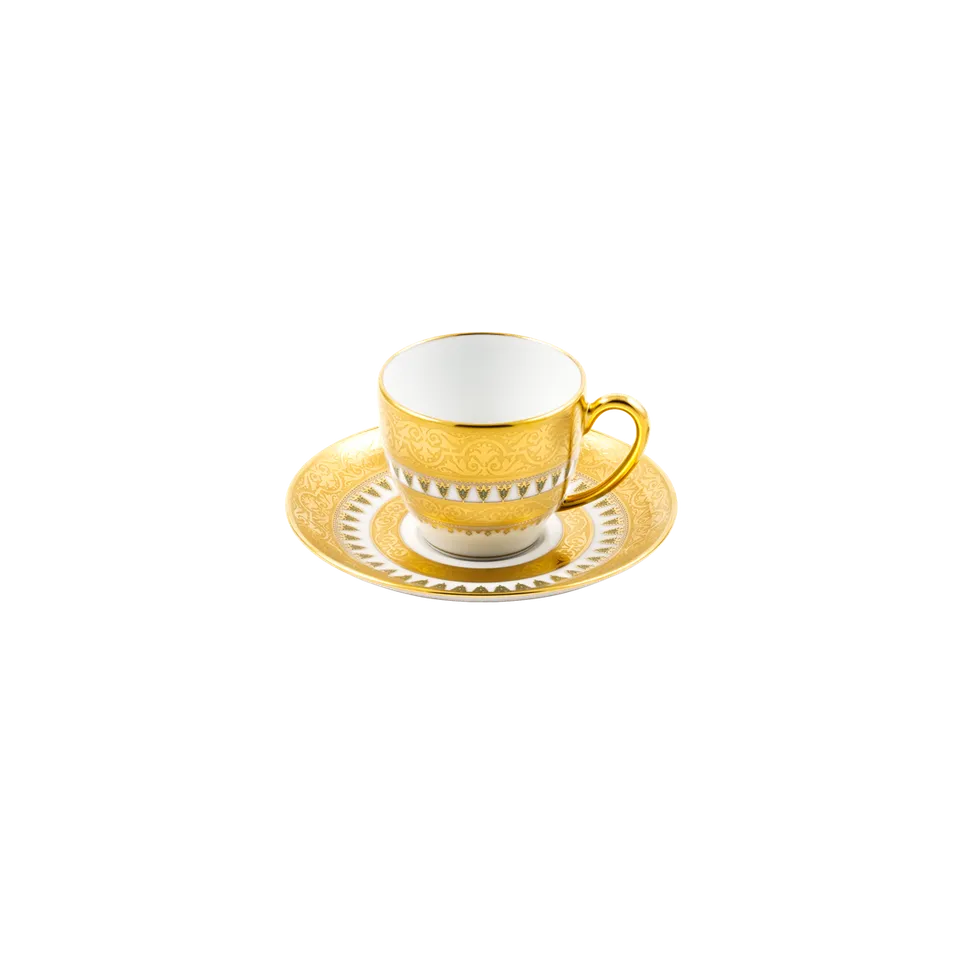haviland-limoges-matrah-tasse-mit-untertasse-kaffee-aus-porzellan image 1