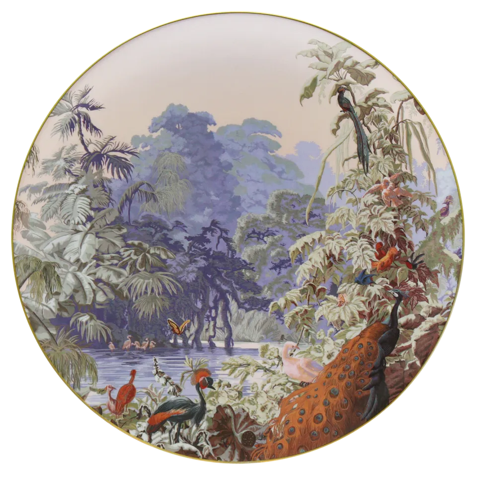 haviland-limoges-le-br-sil-assiette-de-pr-sentation-porzellanteller image 1