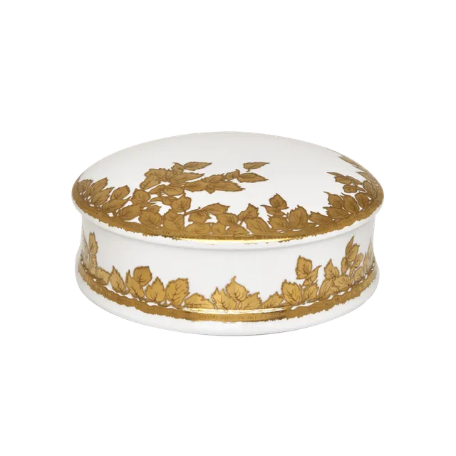 haviland-limoges-feuille-d-or-bonboniere-mit-deckel image 1