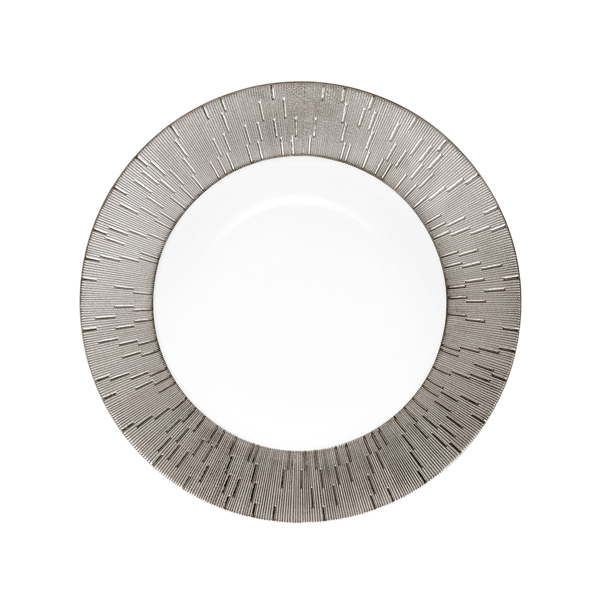 haviland-limoges-infini-blanc-platine-suppenteller-mit-fahne image 1