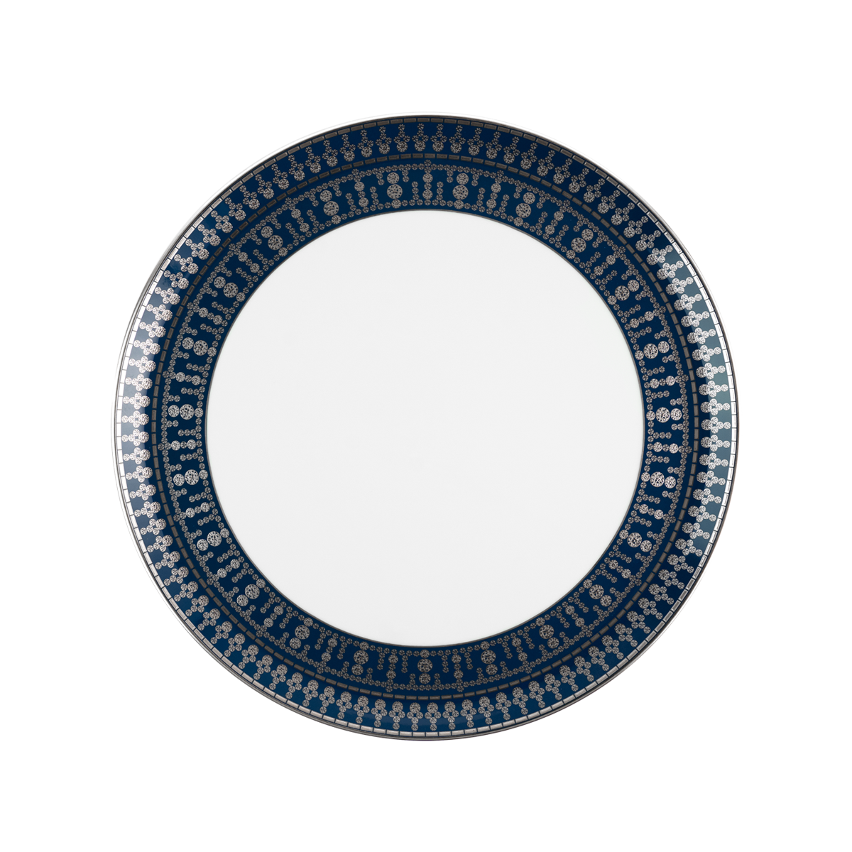 haviland-limoges-tiara-bleu-de-prusse-platine-tarteplatte image 1