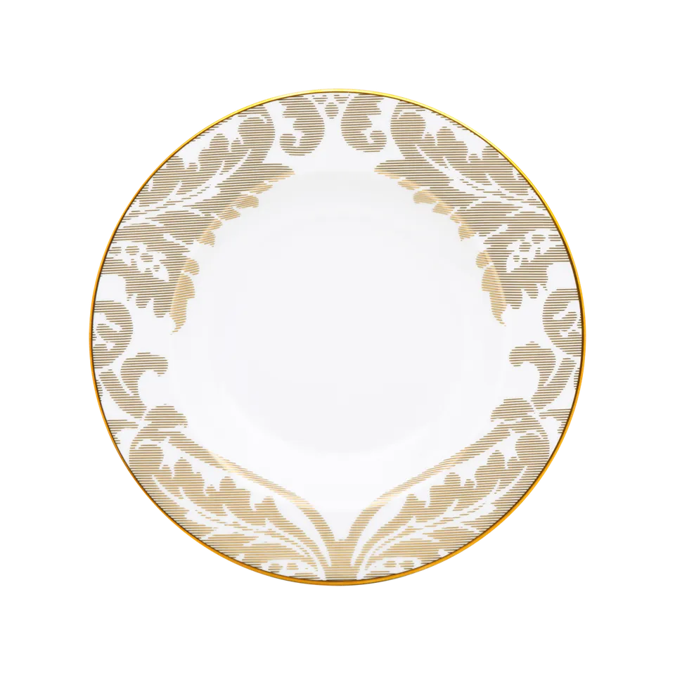 haviland-limoges-damass-blanc-ritz-paris-suppenteller-tief-porzellan image 1