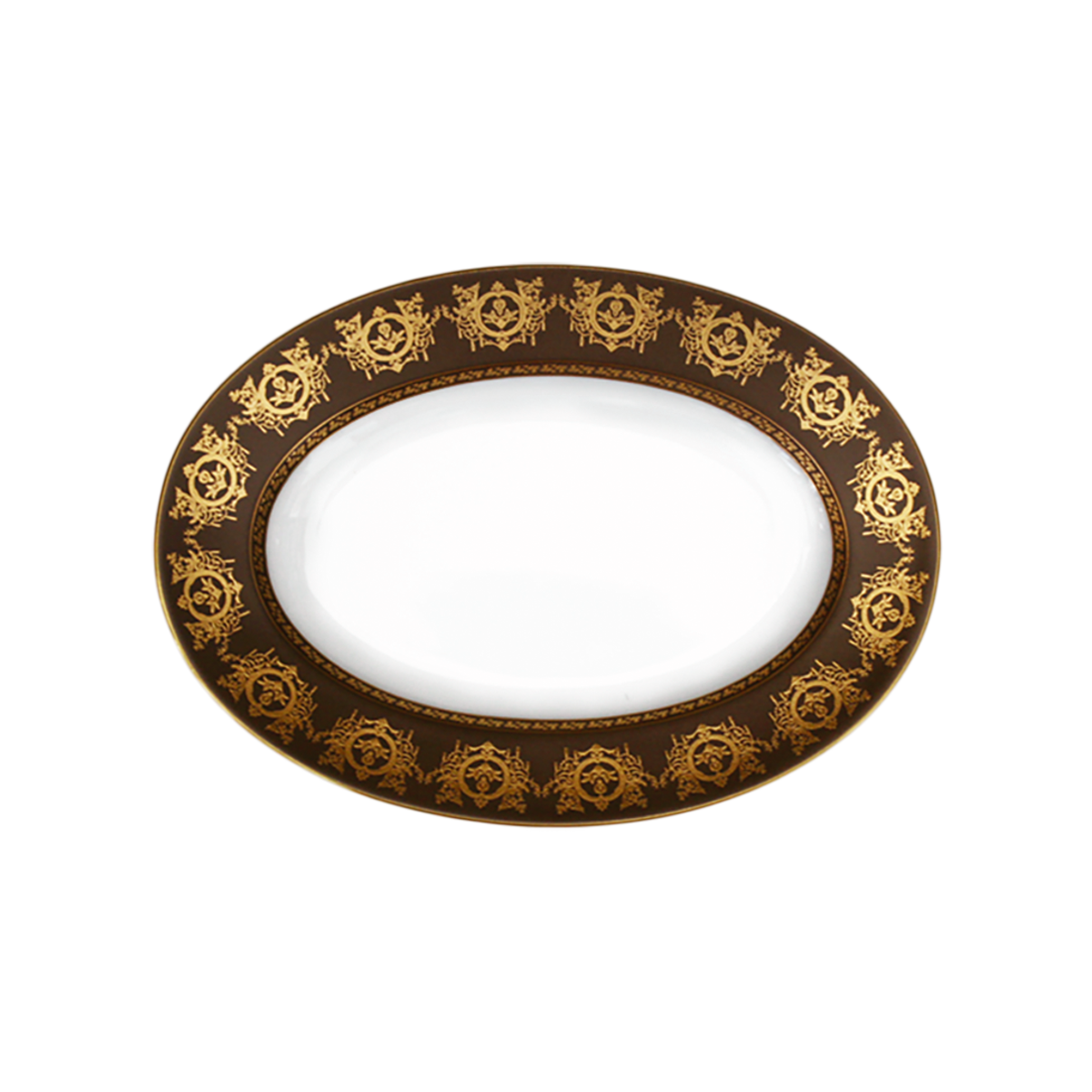haviland-limoges-ritz-imp-rial-bronze-ravier-ritz-paris-servierschale image 1
