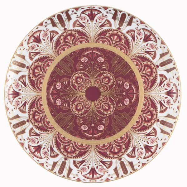 haviland-limoges-r-ves-du-nil-pourpre-or-tarteplatte-plat-tarte image 1
